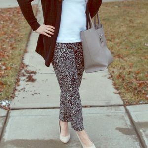 Animal print pants